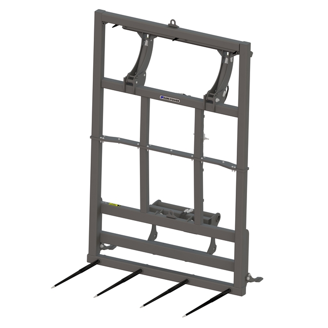 PIC Balle AP 2000 4 Dents Ø45 LG 1200 Percee Attelage Manitou référence fournisseur 412004